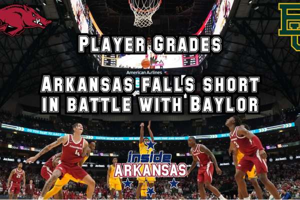 Arkansas versus Baylor at the American Airlines Center in Dallas.